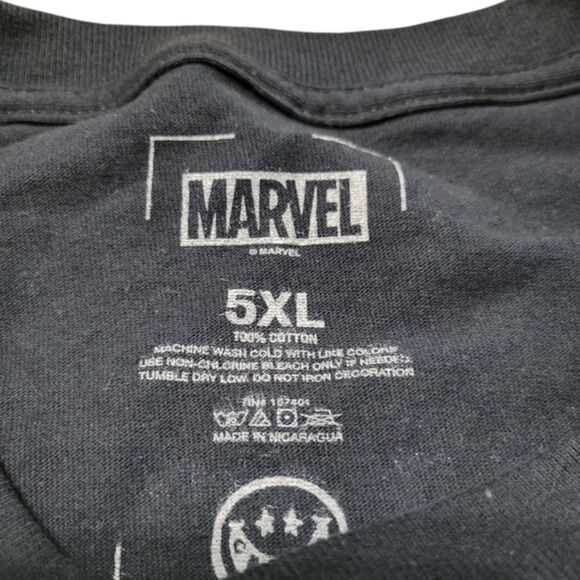 New Marvel Shirt Size 5XL Marvel Comics Graphic Tee Venom Graphic Print T-Shirt - Picture 7 of 7